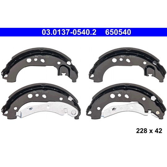 03.0137-0540.2 - Brake Shoe Set 