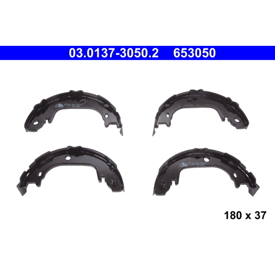 03.0137-3050.2 - Brake Shoe Set, parking brake 