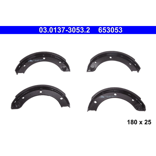 03.0137-3053.2 - Brake Shoe Set, parking brake 