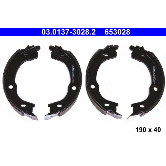 03.0137-3028.2 - Brake Shoe Set, parking brake 