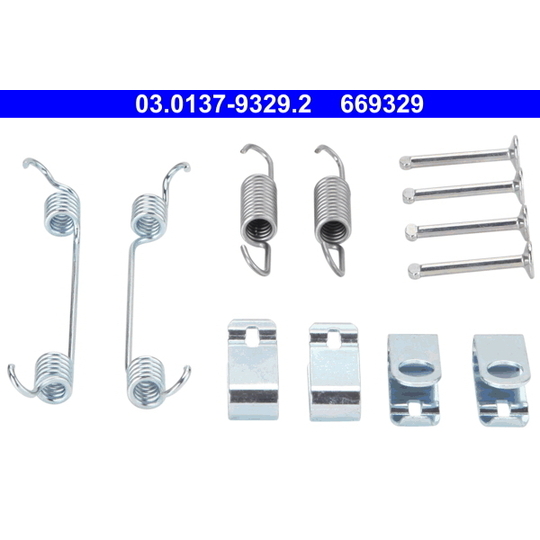 03.0137-9329.2 - Accessory Kit, parking brake shoes 