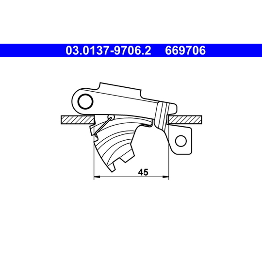 03.0137-9706.2 - Lisakomplekt, seisupiduriklotsid 