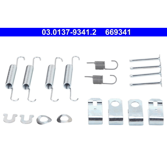 03.0137-9341.2 - Accessory Kit, parking brake shoes 