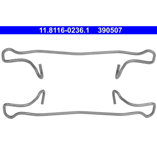 11.8116-0236.1 - Spring, brake caliper 