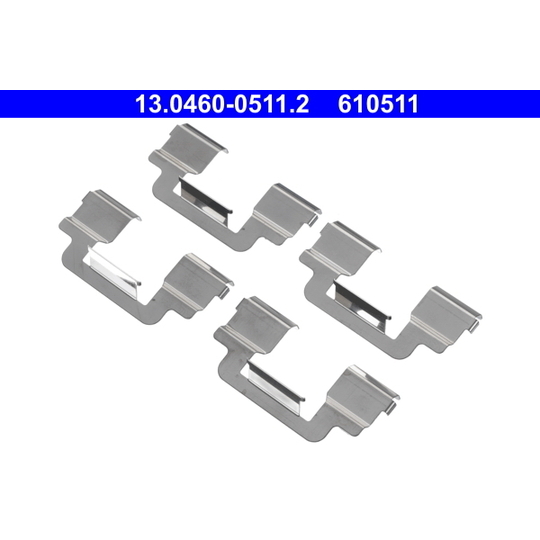 13.0460-0511.2 - Lisakomplekt, ketaspiduriklotsid 