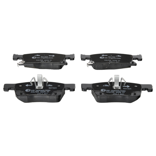 13.0460-7324.2 - Brake Pad Set, disc brake 