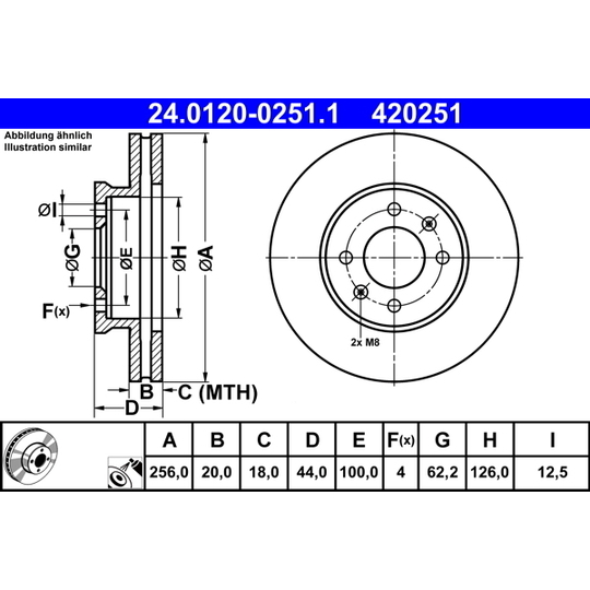 24.0120-0251.1 - Brake Disc 