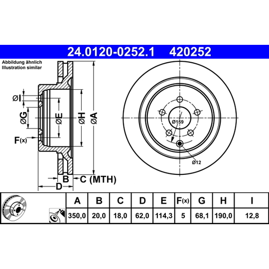 24.0120-0252.1 - Brake Disc 