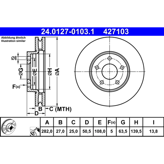 24.0127-0103.1 - Brake Disc 