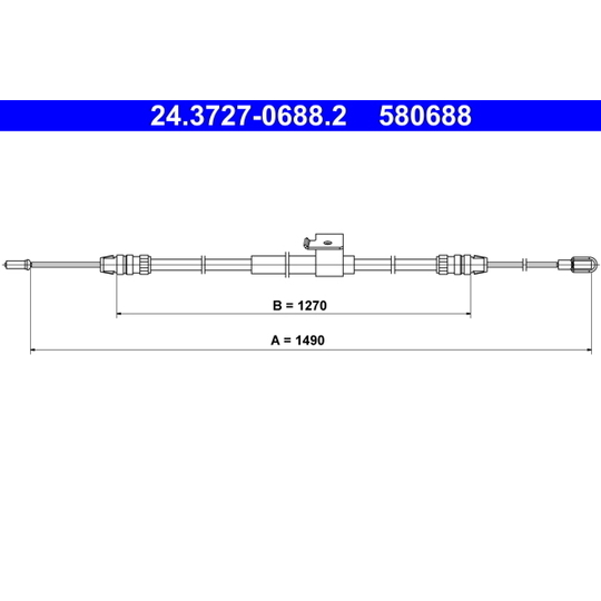 24.3727-0688.2 - Tross, seisupidur 