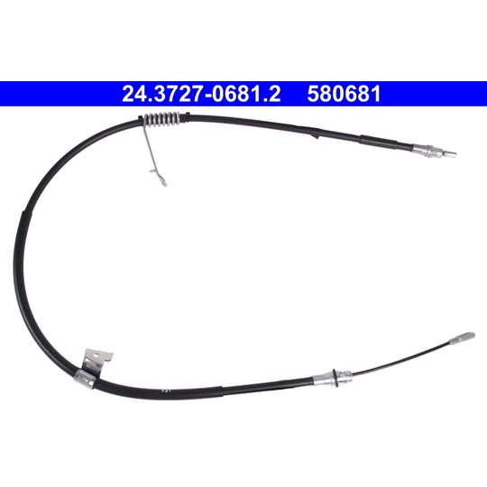 24.3727-0681.2 - Cable, parking brake 