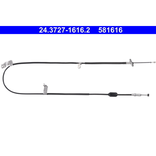 24.3727-1616.2 - Cable, parking brake 