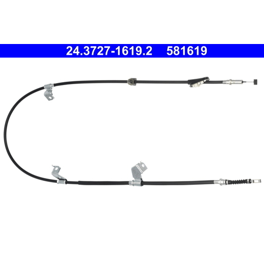 24.3727-1619.2 - Cable, parking brake 