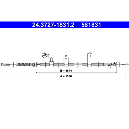 24.3727-1831.2 - Tross, seisupidur 