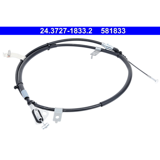 24.3727-1833.2 - Cable, parking brake 