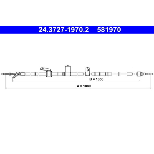 24.3727-1970.2 - Cable, parking brake 