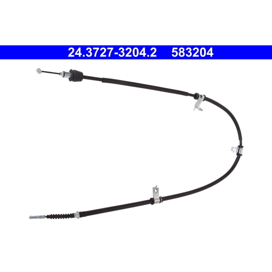 24.3727-3204.2 - Cable, parking brake 