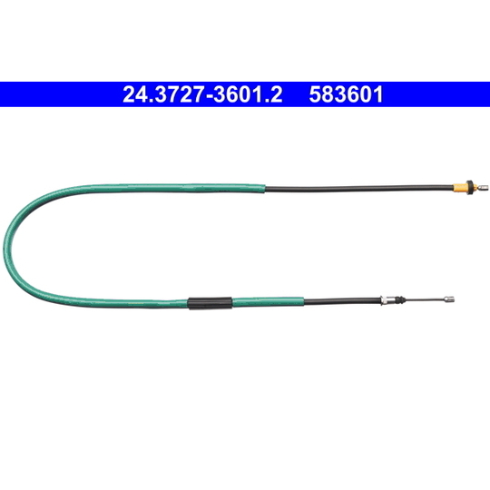 24.3727-3601.2 - Cable, parking brake 