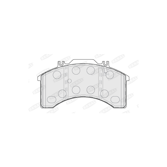 BCV29032T - Brake Pad Set, disc brake 