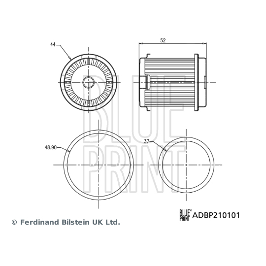 ADBP210101 - Hydrauliikkasuodatin, automaattivaihteisto 