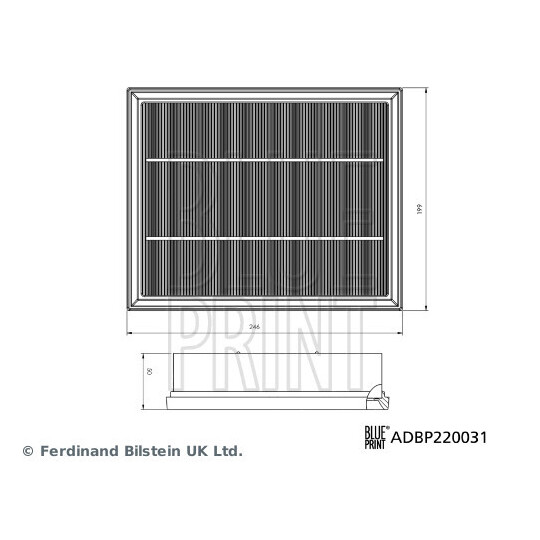 ADBP220031 - Air filter 