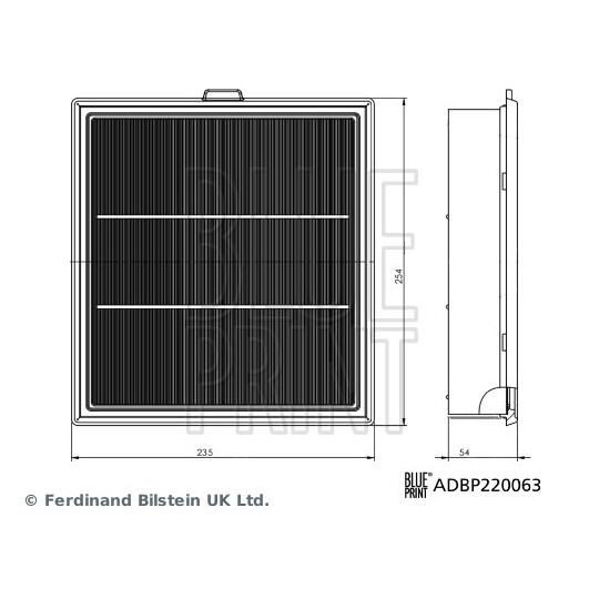 ADBP220063 - Air filter 