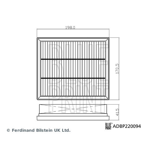 ADBP220094 - Air filter 