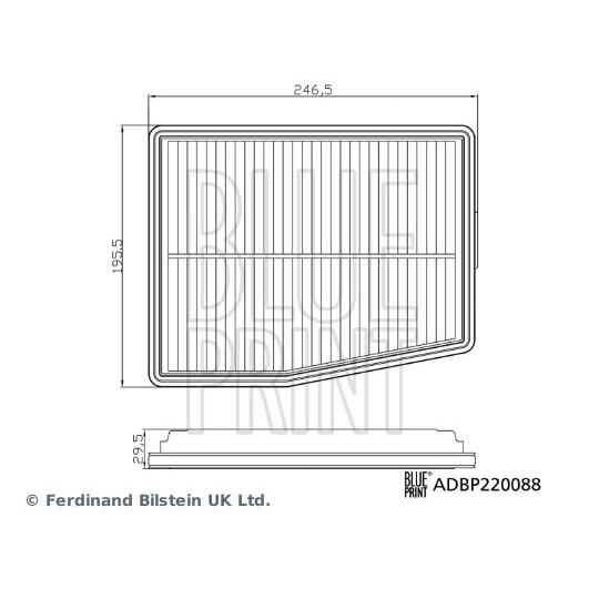 ADBP220088 - Air filter 