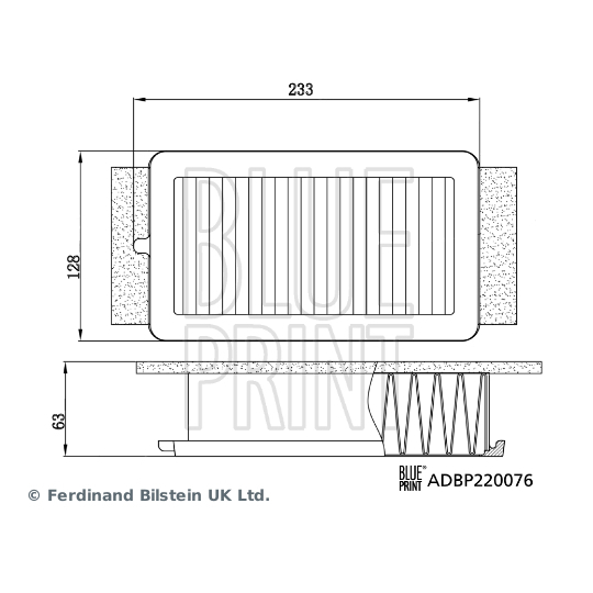 ADBP220076 - Air filter 