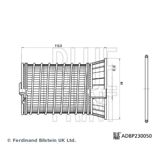 ADBP230050 - Fuel filter 