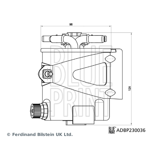 ADBP230036 - Polttoainesuodatin 