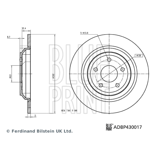 ADBP430017 - Brake Disc 