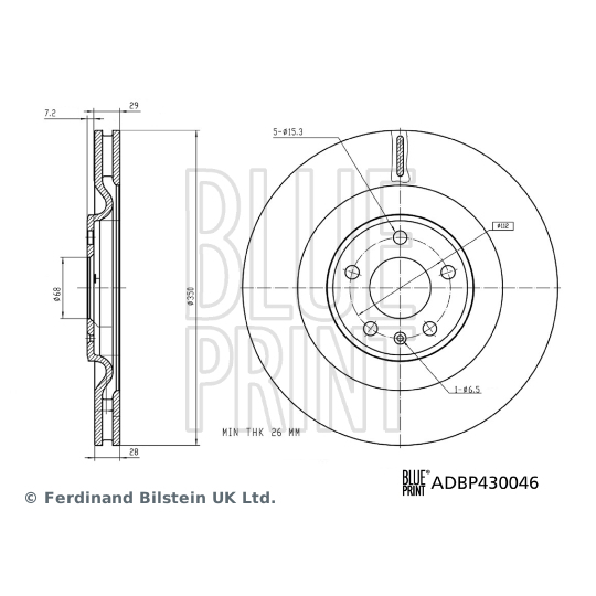 ADBP430046 - Brake Disc 