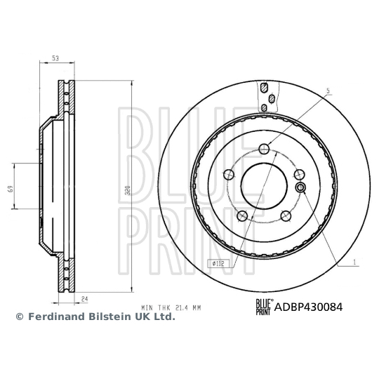 ADBP430084 - Brake Disc 