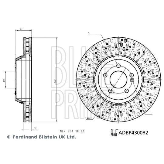 ADBP430082 - Brake Disc 