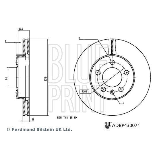 ADBP430071 - Brake Disc 