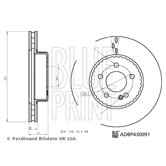 ADBP430091 - Brake Disc 