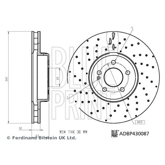 ADBP430087 - Brake Disc 