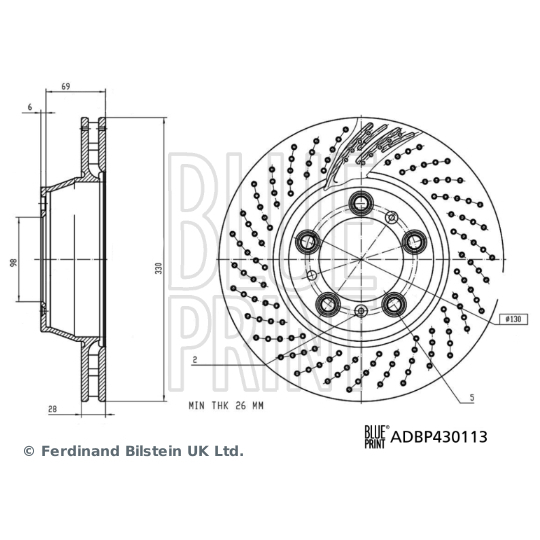 ADBP430113 - Brake Disc 