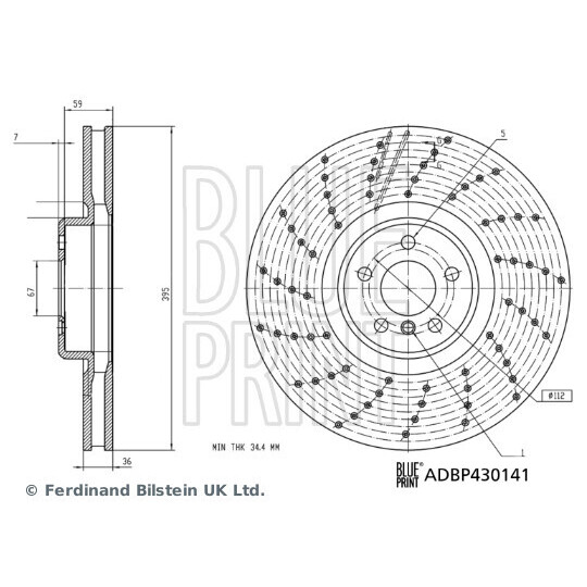 ADBP430141 - Brake Disc 