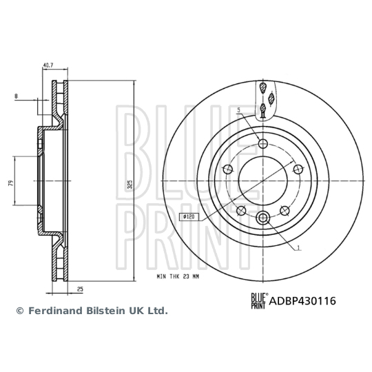 ADBP430116 - Brake Disc 