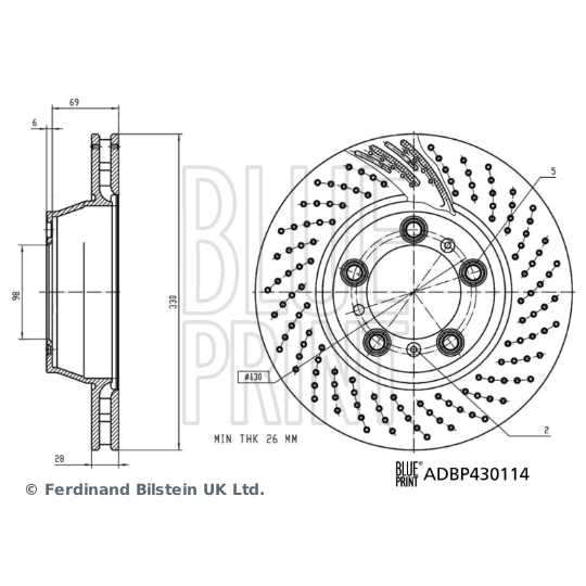 ADBP430114 - Brake Disc 