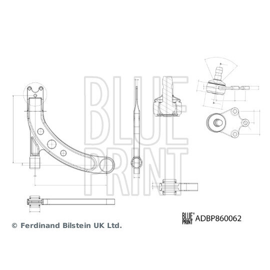 ADBP860062 - Track Control Arm 