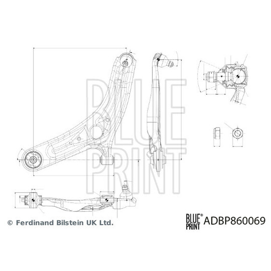ADBP860069 - Track Control Arm 