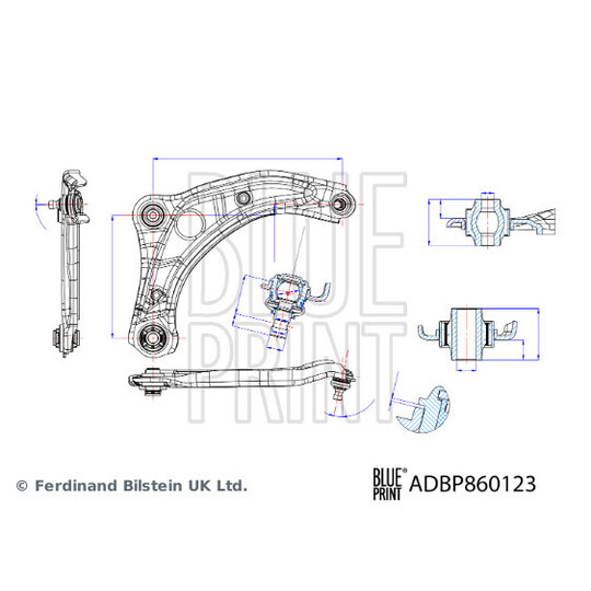 ADBP860123 - Track Control Arm 