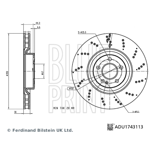 ADU1743113 - Brake Disc 