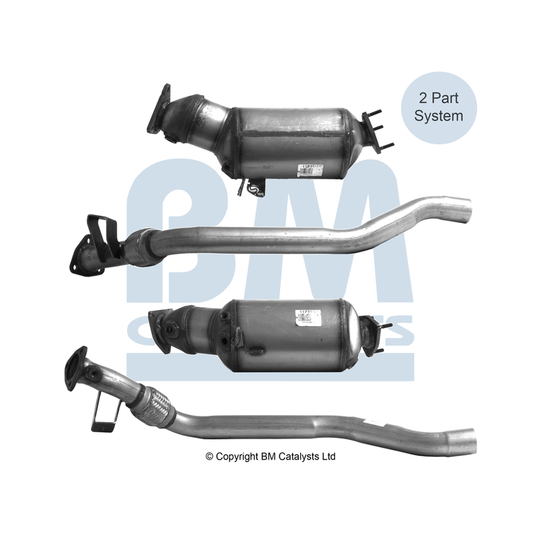 BM11402H - Sot-/partikelfilter, avgassystem 