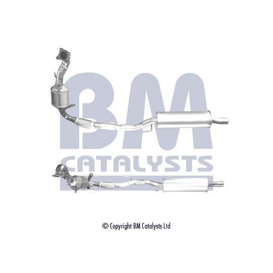 BM92092H - Catalytic Converter 