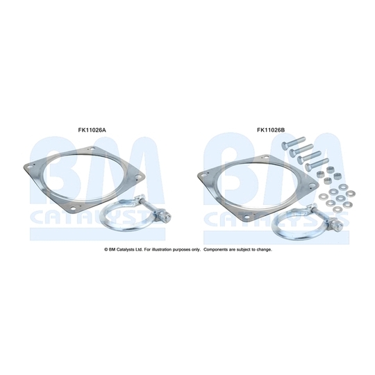 FK11026 - Mounting Kit, soot filter 