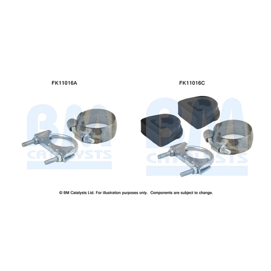 FK11016 - Mounting Kit, soot filter 